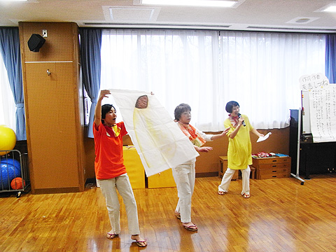 友惠しづねと白桃房のワークショプ